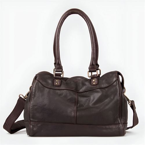 MONTANA CROSSBODY TASKE, JOLIET CROSSBODY TASKE, BRUN LEATHER